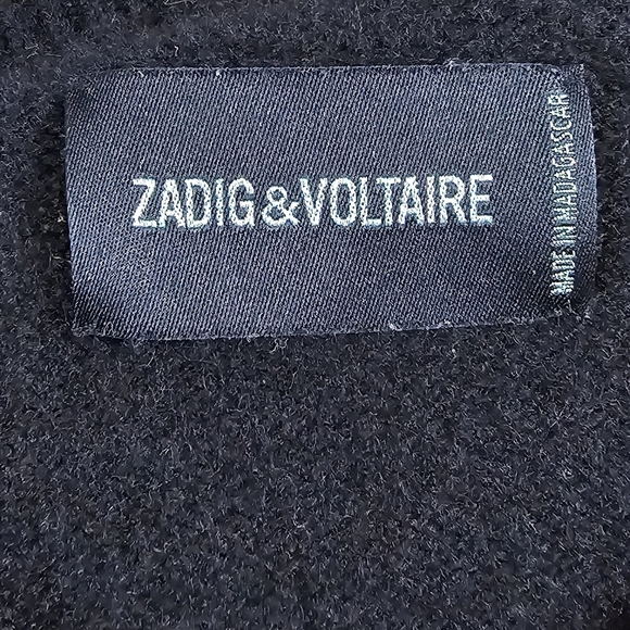 Zadig & Voltaire Markus Star Cashmere Sweater Top Shirt - Picture 4 of 6
